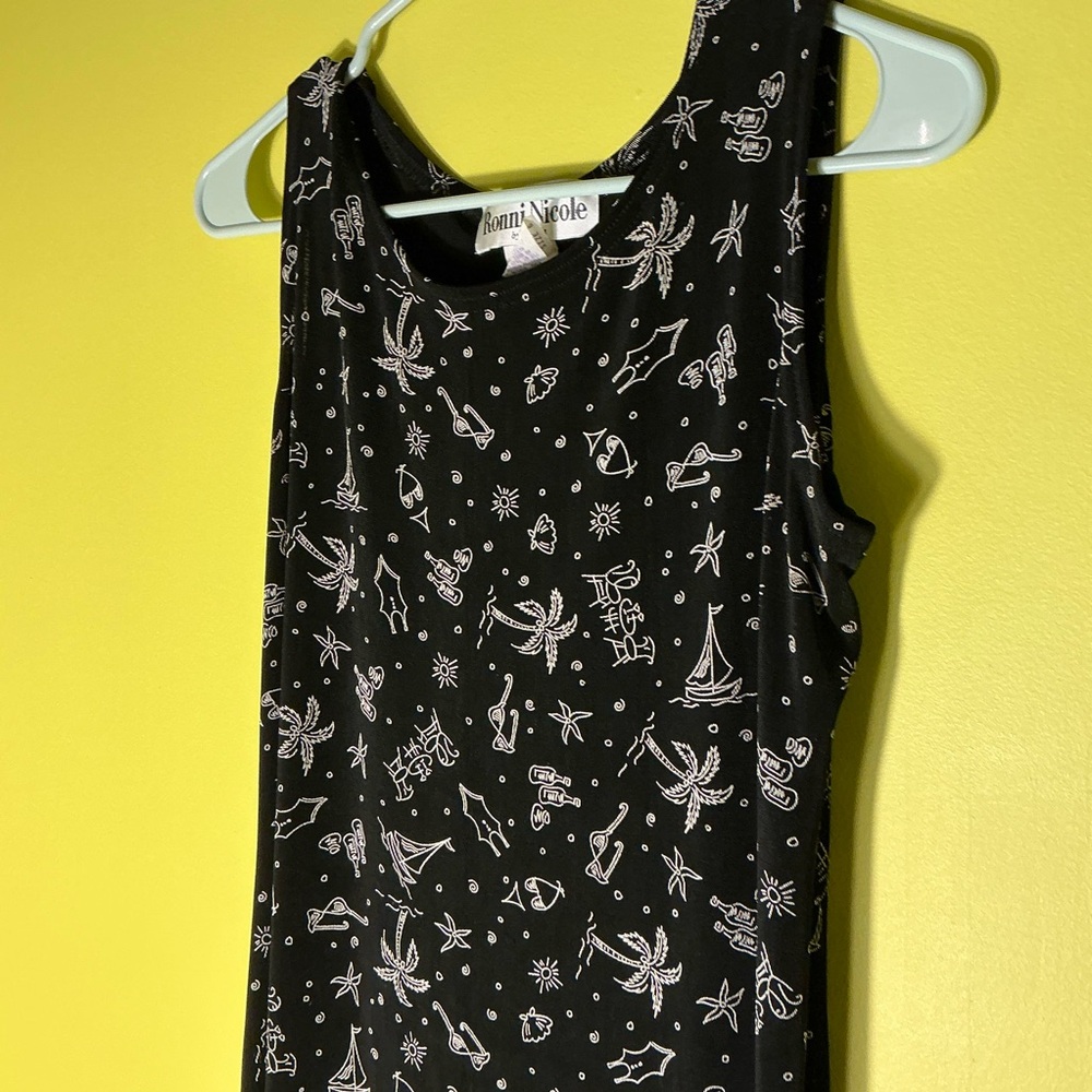 Vintage 90s Print Dress